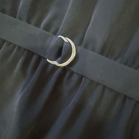 Belted Black Shirt Dress - Picture 8 of 11